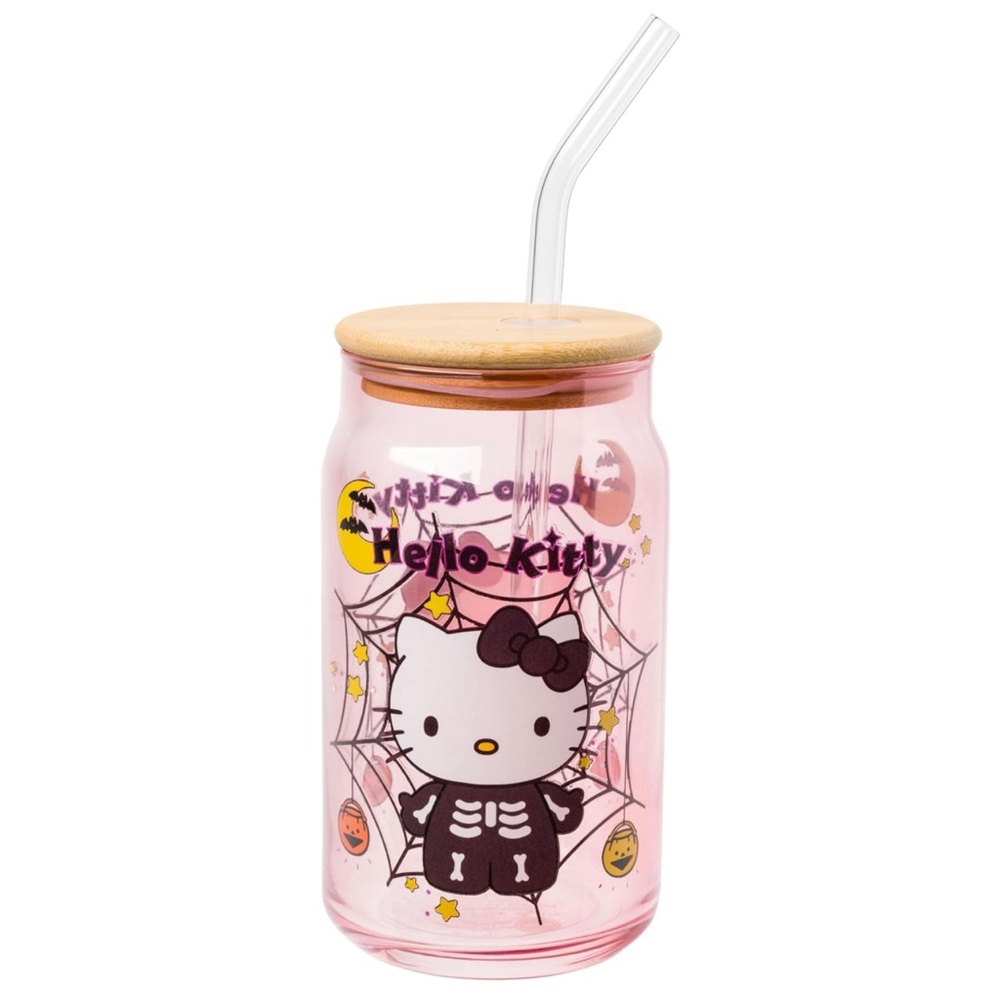 Hello‎ Kitty Halloween Glass Tumbler